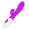 Women Dual Vibration G Spot Dildo Rabbit Vibrator for Female Silicone Waterproof Vagina Clitoris Anal Massager Sex Toys Shop