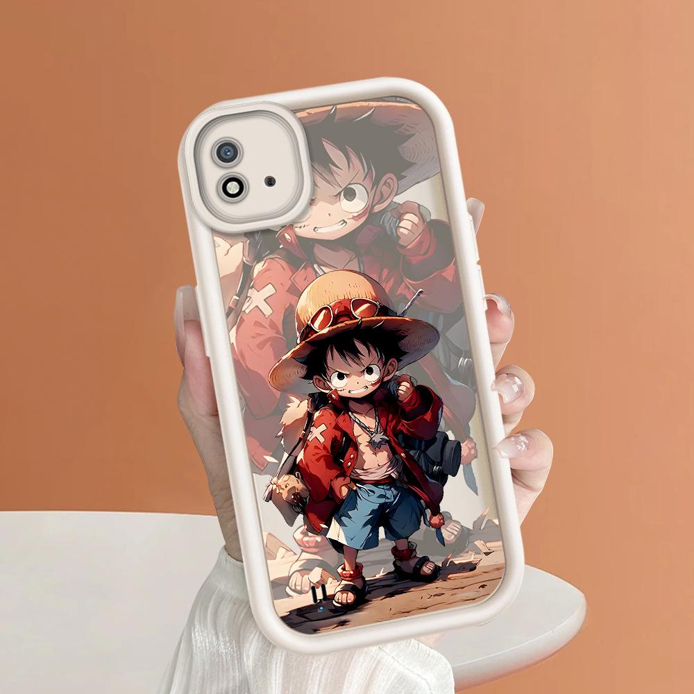 Weiches Silikon-Quadratleiter-Druckmuster-Telefongehäuse Vollständige Abdeckungskamera Stoßfestes Schutzgummigehäuse für OPPO Realme