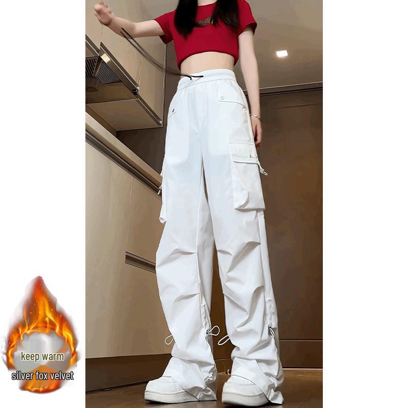 Women's Black Petite Loose Windproof Waterproof Ski Pants - 2026 New Style for Autumn/Winter/Spring, Plus Size.
