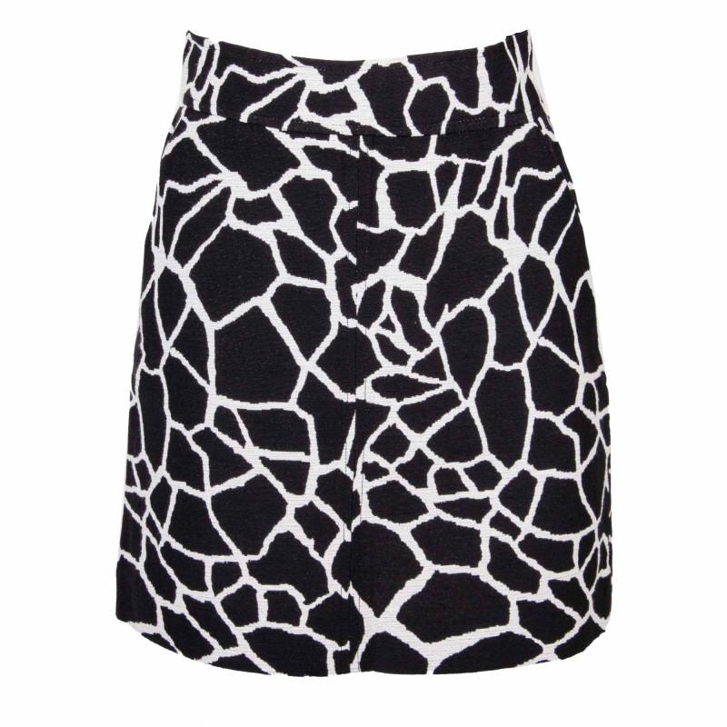 

Юбка из мягкого хлопка с графичным принтом «зебра» Женский LA FEE MARABOUTEE