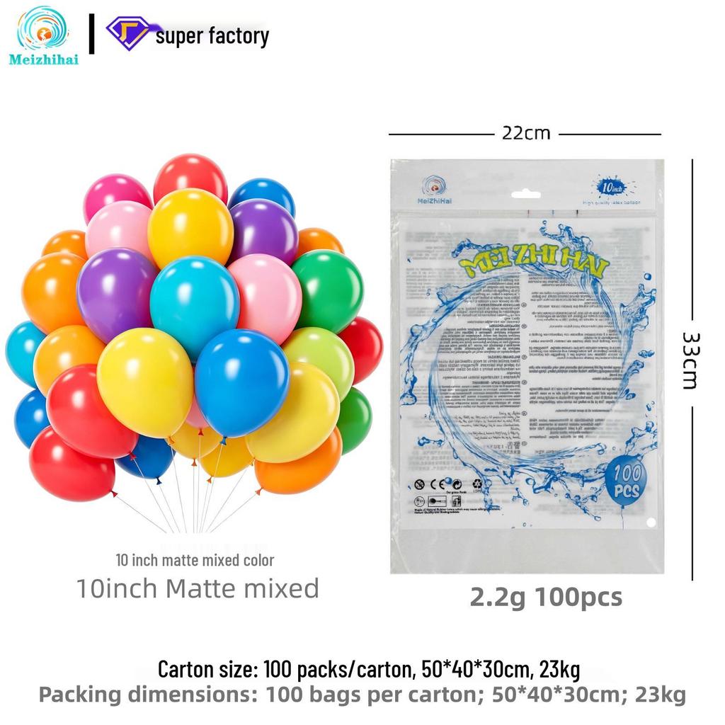 Colorful Macaron Balloons: Round Dopamine Balloons for Children's Birthday Party Decoration