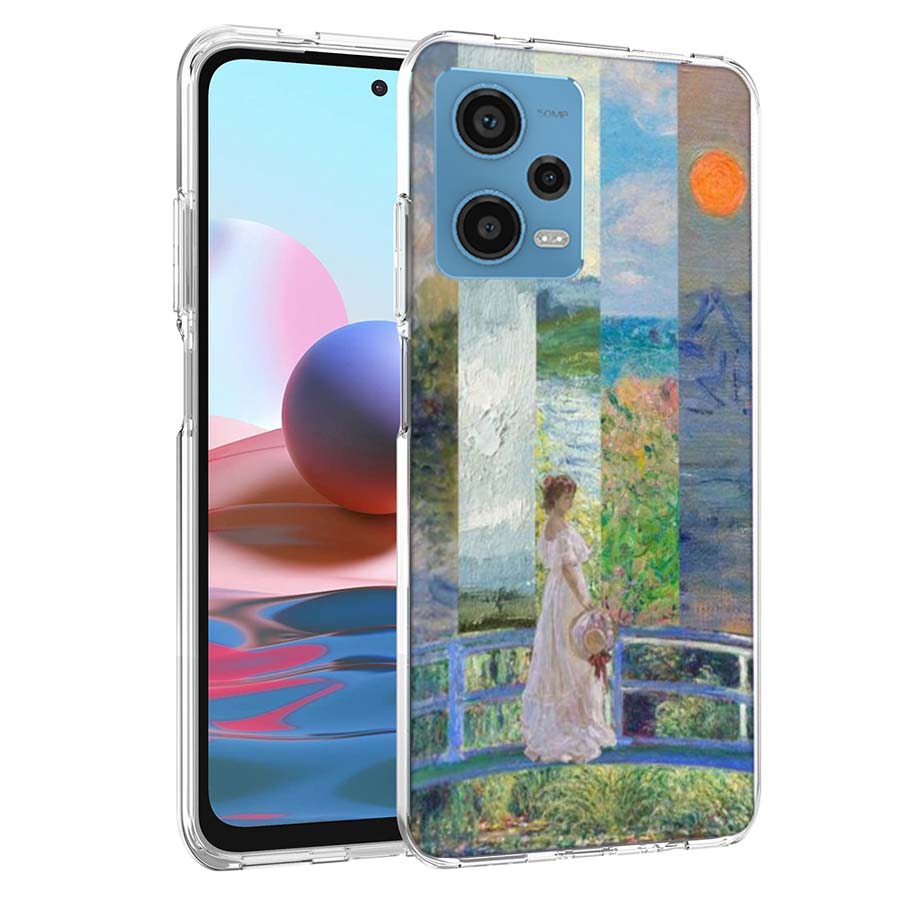 Claude Monet Art Phone Case For Redmi Note 13 12 14 15 Pro Plus 13R 11 11T 11E 11S 10 Pro 10S 9 9S Cover Cell Clear TPU Capa Cas