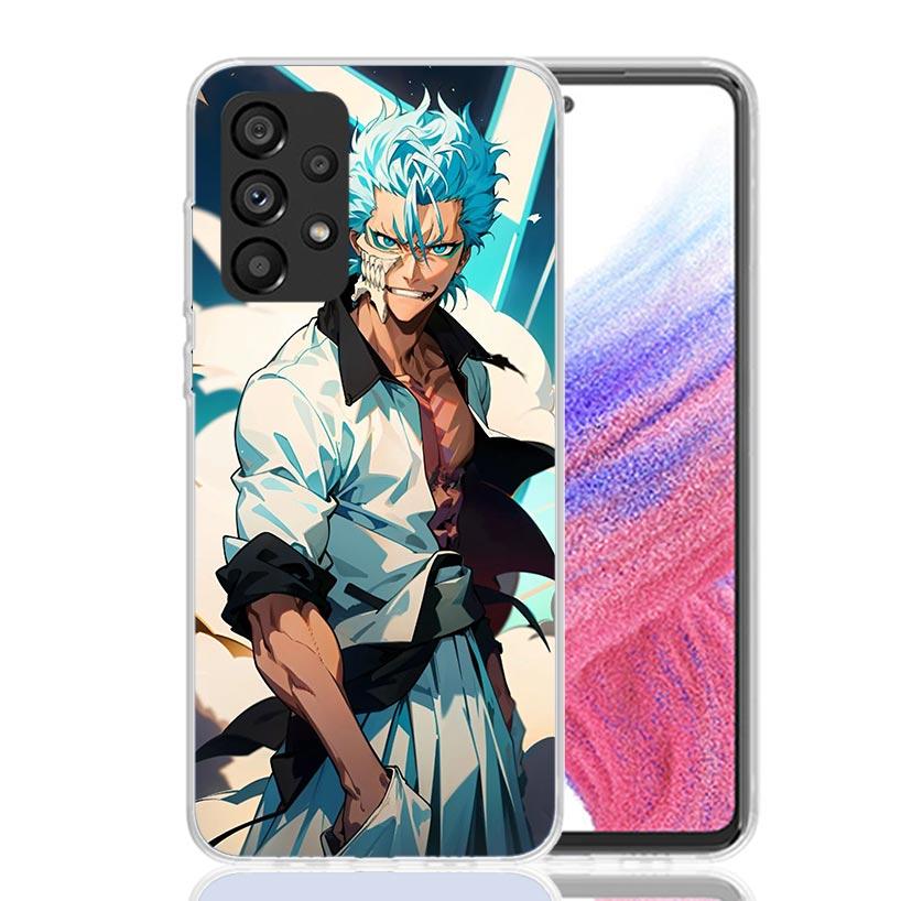 

Grimmjow 6 Bleach Phone Case for Samsung Galaxy A52 A51 A50S A12 A22 A32 A72 A10S A30S A31 A71 Note 20 Ultra 10 Plus S10 Galaxy Samsung A71 4G