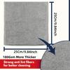 20Pcs Polyester Microfiber Cleaning Cloths | Multi-Purpose Durable-Absorbent | Stain-Grease Remover for Kitchen/Bathroom/Car