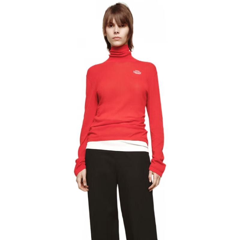 

MO&Co. Дизайнерская коллаборация GAUCHERE Вязаный свитер с высоким воротником XS