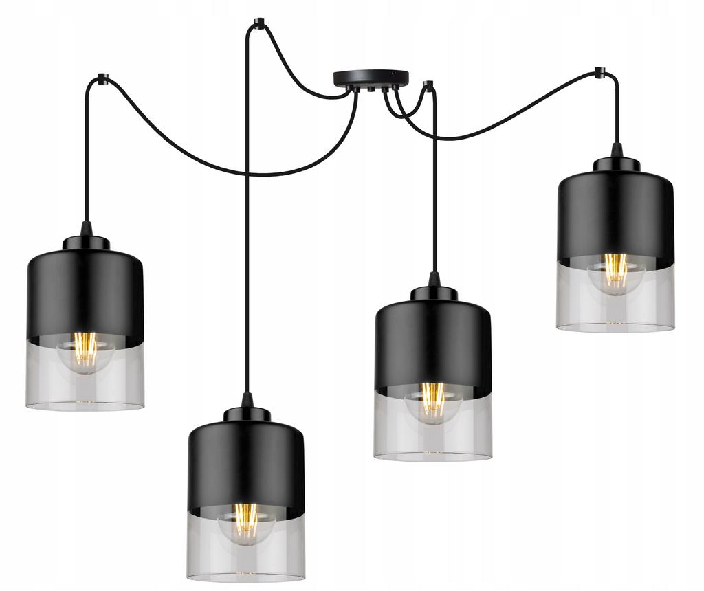 MODERN GLASS SPIDER CEILING HANGING LAMP