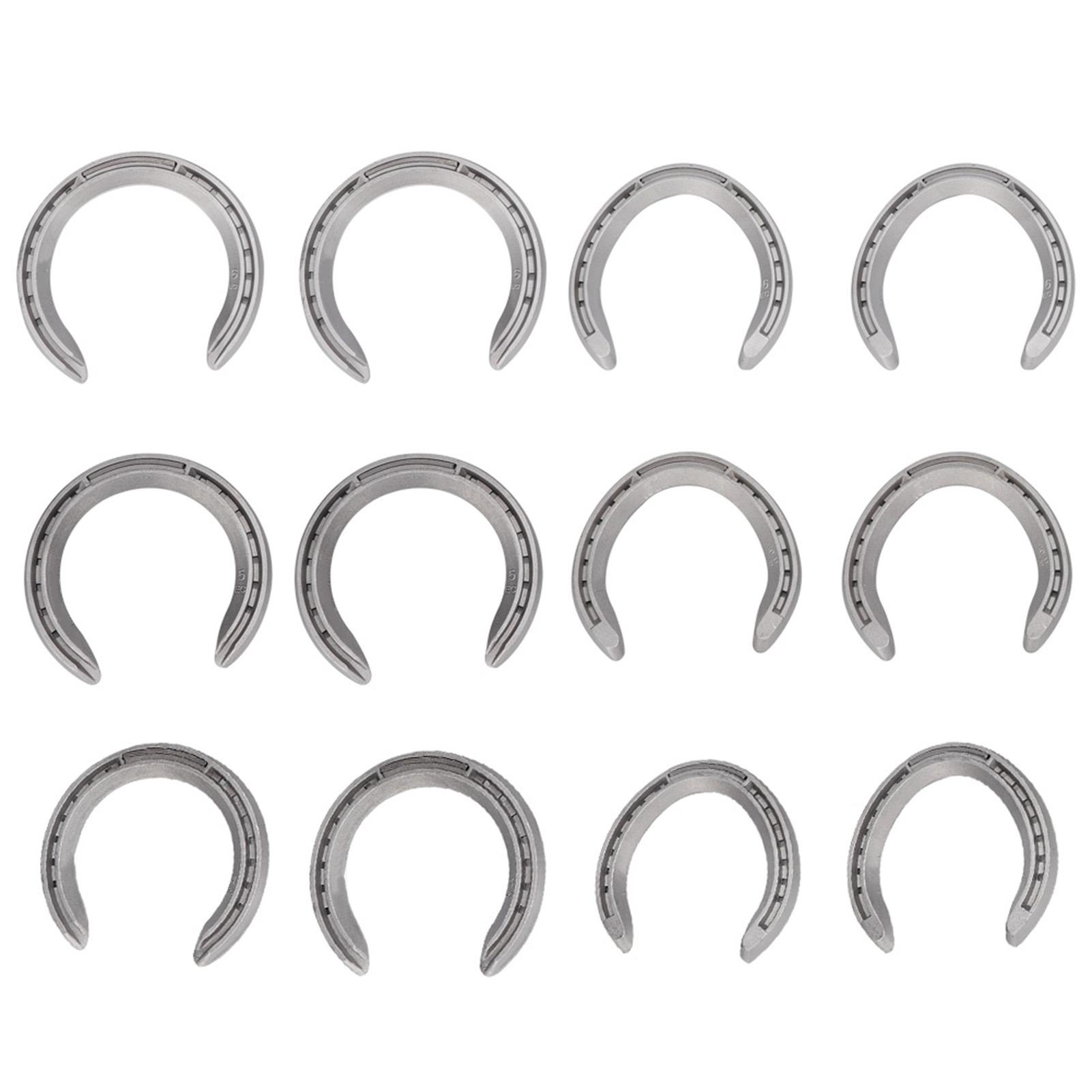 4Pcs Type 4 /Type 5 /Type 6 Aluminium Alloy Horseshoe Kit Horse Riding Tool Equipment Accessories For horseshoe palms