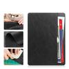 Case for Samsung Galaxy Tab A9+, Business Card and Pen Slot, Black