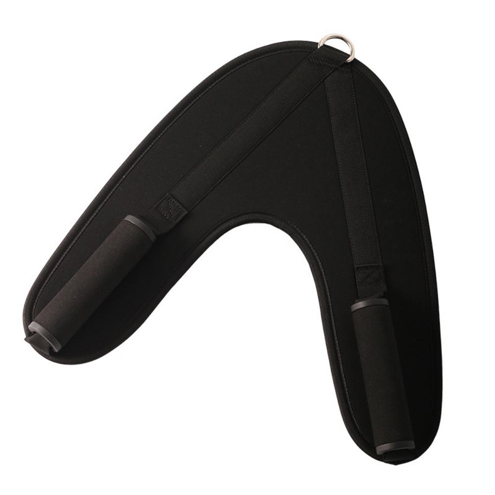 

Extra Wide Padded Ab Exercise Strap V-Shape Core Muscle Training Equipment At Home Use Foam handle