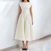 2026 Damenmode Französisch Reine Begierde Elegant Einfarbig Rückenfrei Schlankes Kleid