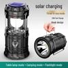 5800 Solar-Powered Portable Multifunction Camping Lantern - Outdoor Emergency Tent Light