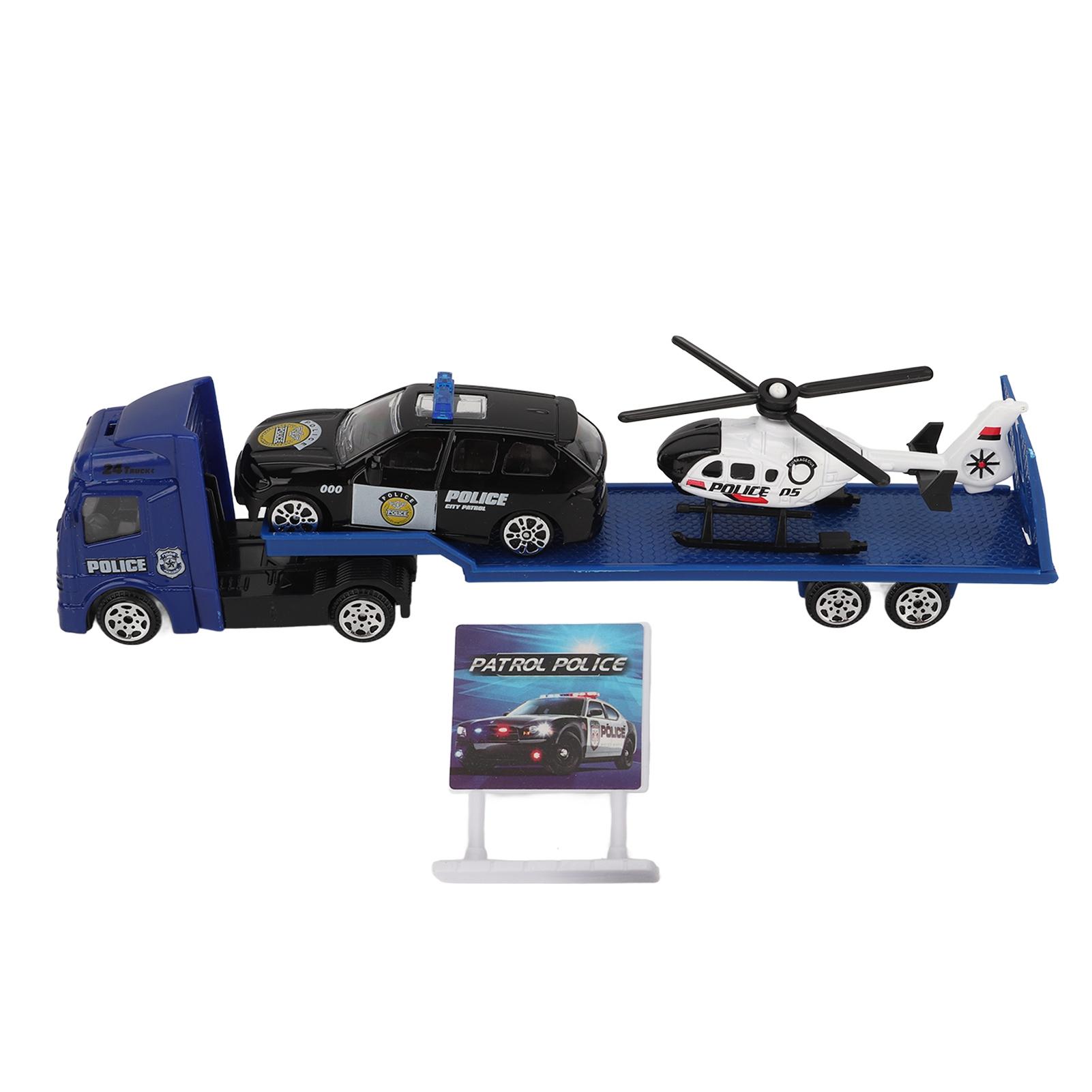 

4 шт. Набор 1: 64 сплава инженерный автомобиль игровой набор транспортное средство имитация строительный прицеп тип D