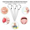 Stainless Steel Tongue Scraper for Halitosis Oral Care Removes Tongue Coating Effectively Cleaner Tool for Fresh Breath
