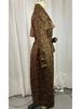 Vintage French Temperament Women's Brown Tie-Belt Long Coat - Autumn/Winter 2026 Collection