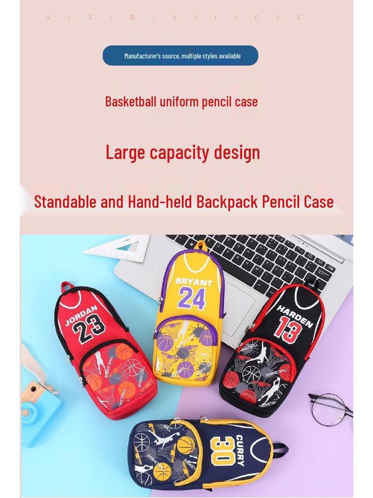 Student Pencil Case with High Capacity for Pencils, Fountain Pens, and Gel Pens