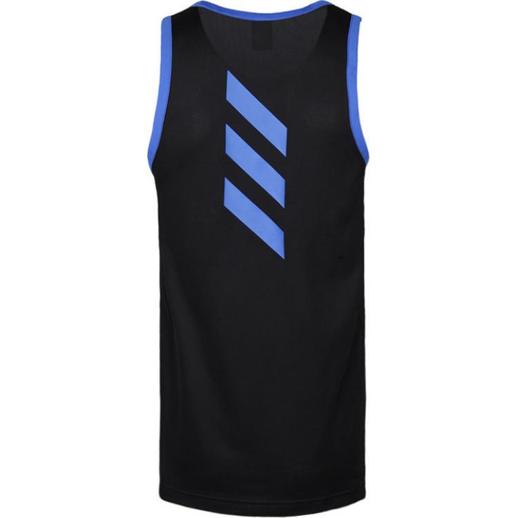 adidas Logo Print Breathable Casual Round Neck Sleeveless Vest Men Tops Black CE6925