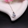 Zircon Clover Flower 925 Sterling Silver Three Leaf Great Gift for Gift Box Included [N/N] Women's Necklace, Pendant, Women's Accessories,