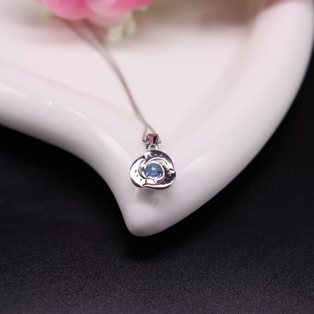 Zircon Clover Flower 925 Sterling Silver Three Leaf Great Gift for Gift Box Included [N/N] Women's Necklace, Pendant, Women's Accessories,