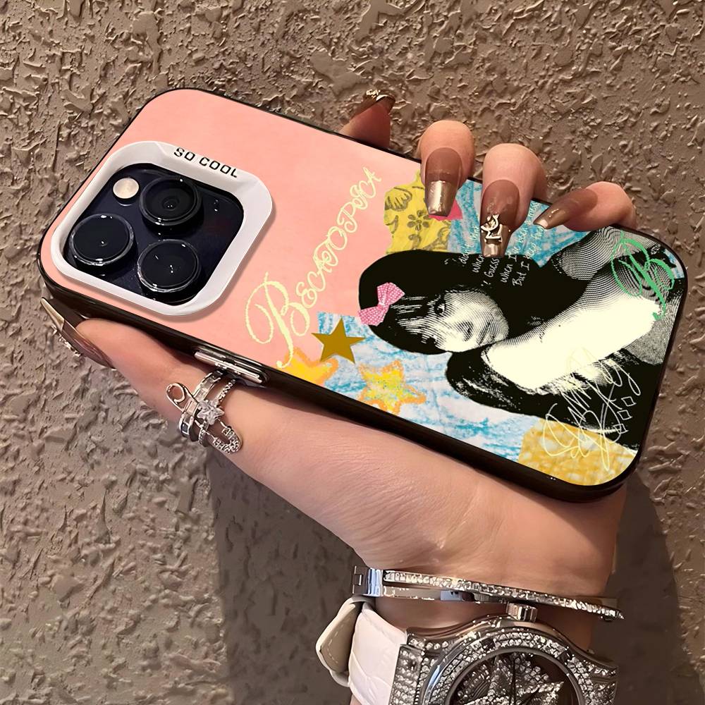 Rock Singer B-Beabadoobee Phone Cover For IPhone 16 15 14 13 12 11 17 Pro Max Plus Color Silver Shell