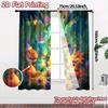 2pcs, 2D FLAT PRINTING Curtains (Without Rod) DinoBirthdayParty Popular Creative Curtains 100% Polyester Curtains Outdoor
