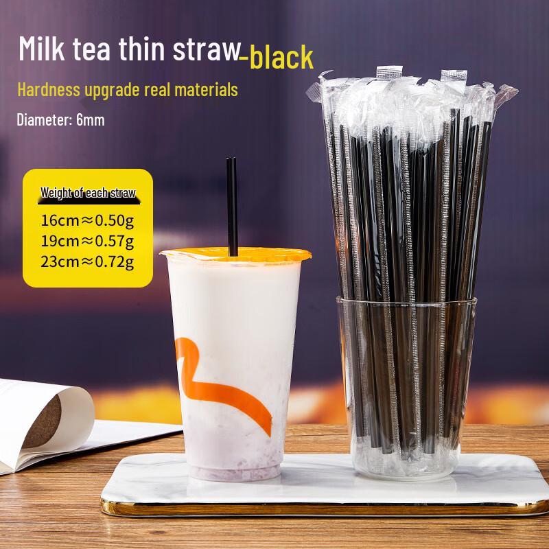 Disposable Individually Wrapped Plastic Straws