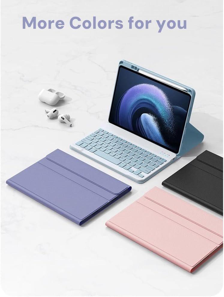 Redmi Pad Pro 12.1 Wireless Bluetooth Keyboard Protective Case with Spanish Language Support