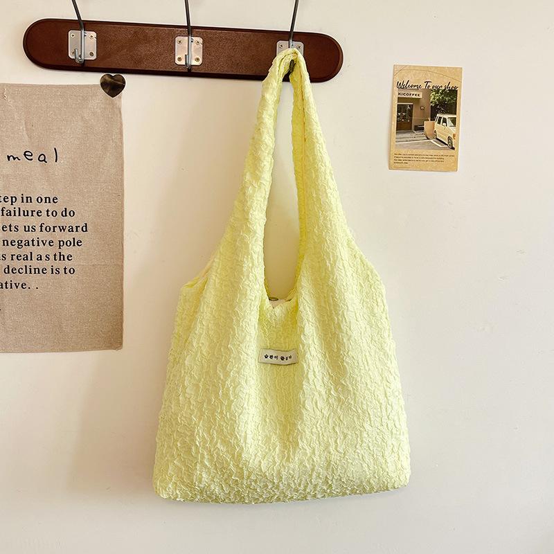 Commuter large-capacity tote bag female popular spring new foreign style casual simple retro shoulder armpit bag