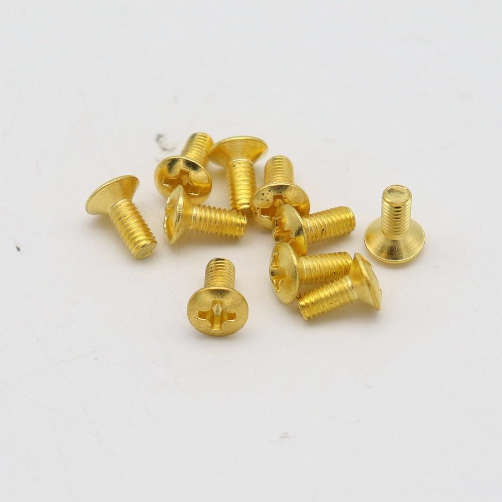 50 100 Stück Elektrische Gitarre Schalter Schraube Montage Schraube Für Sq St Elektrische Gitarre Zubehör 3mm×8mm