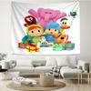Pocoyo Print Tapestry, Backdrop, Easy Setup, Ideal for Bedroom, Office & Living Room, with Aesthetic Wall Hanging Decor.