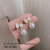 Elegant Imitation Pearl Stud Earrings – Luxury, Versatile Style for Women