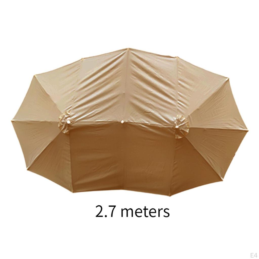 Triple-Headed Umbrella Canopy, Weather-Resistant
