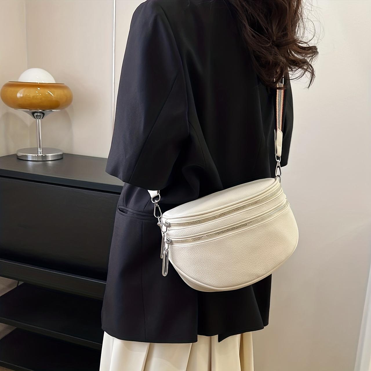 Модная сумка с широким плечевым ремнем — фото 12