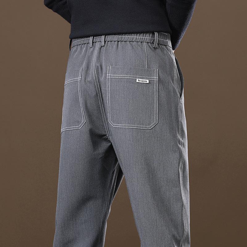 Vielseitige Business Herren Freizeithose Schmal Gerade Bein Herrenhose Hose