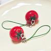 Cherry Tomato Cell Phone Smartphone Bag Keychain Keyring