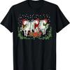Schaf Schlafanzug Nikolaus Bauernhof Tier Landwirt Schaf Weihnachten T-Shirt