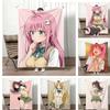 Anime T-To Love Ru Throw Lightweight 240g Flannel Blanket Soft Skin-friendly for Summer Cooling