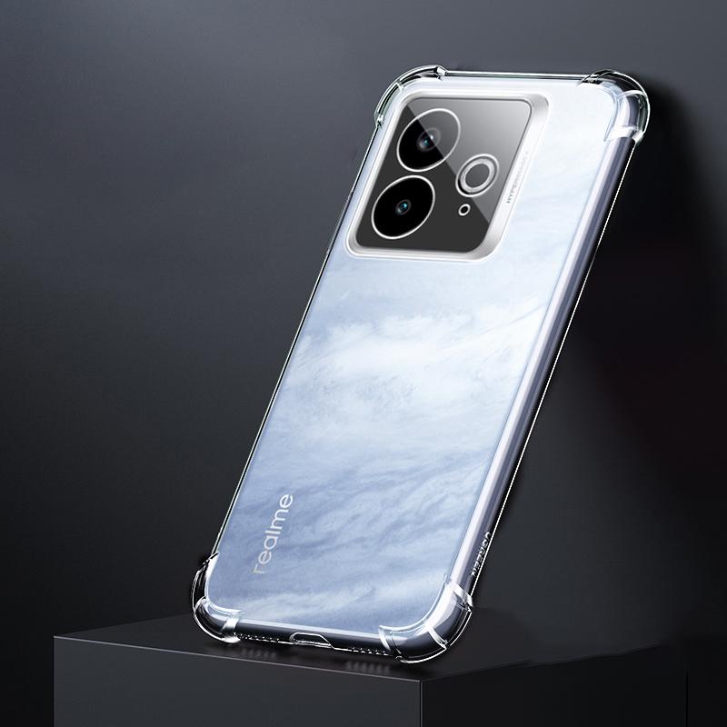 

Coque Silicone Shockproof Phone Case for OPPO Realme GT7 GT 7 5G China 6.8 Airbag Crystal Clear Original Soft Back Cover Fundas realme GT7 (China) чистий