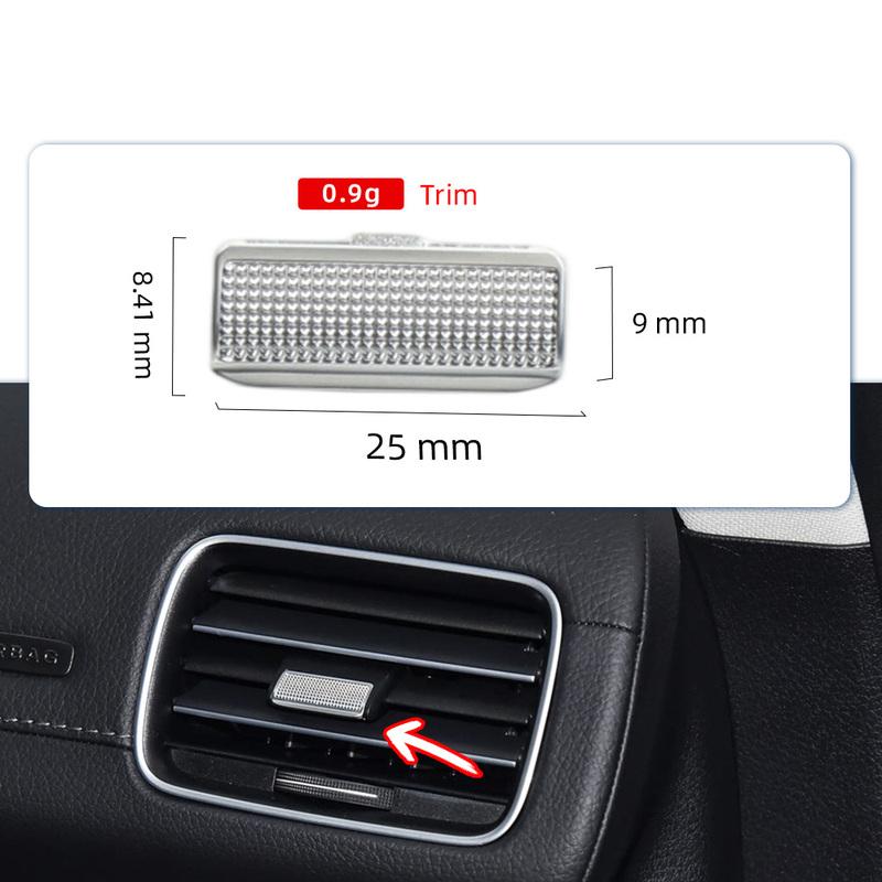 1678307801 -2025 Car Front Rear AC Vent toggle Grille Clip Slider Replace For Mercedes Benz GLE GLS W167 1678301300
