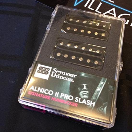 

Seymour Duncan Set Alnico II Pro SLASH Black Seymour Duncan Humbucker Pickup Neck Bridge Position Set Front Rear APH-2 Goods чорний