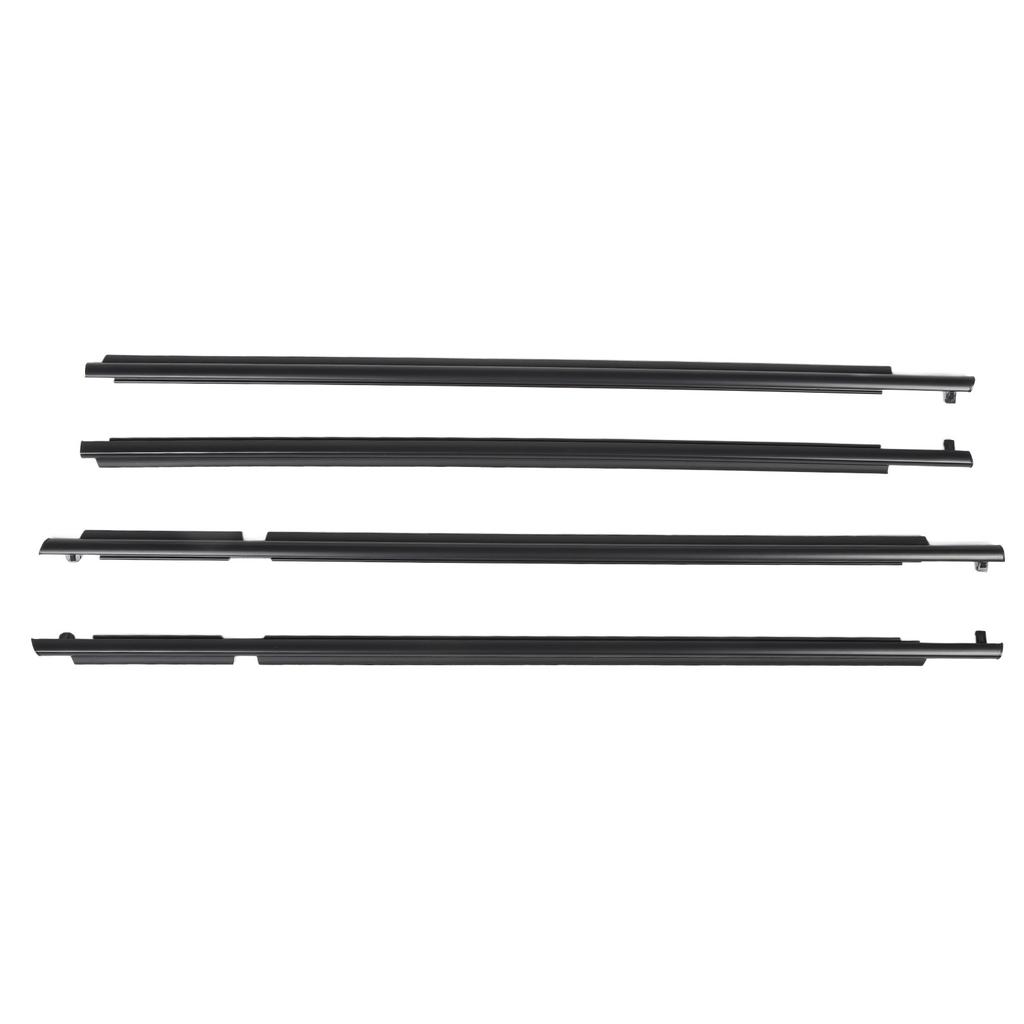 4Pcs Window Seal Weatherstrip 75720 42030 Black Waterproof Sturdy Window Weatherstrip Belt Kit For RAV4