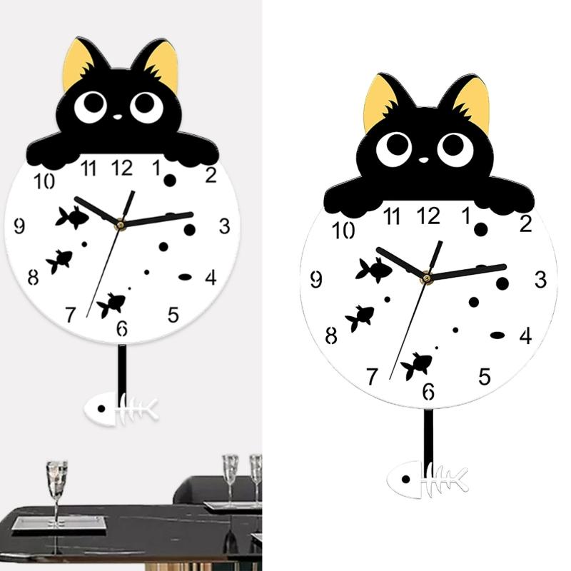 שעון קיר שקט ללא טיק-טק מופעל על ידי סוללה שעונים קלים לקריאה לבית/מטבחים/כיתה/בית ספר