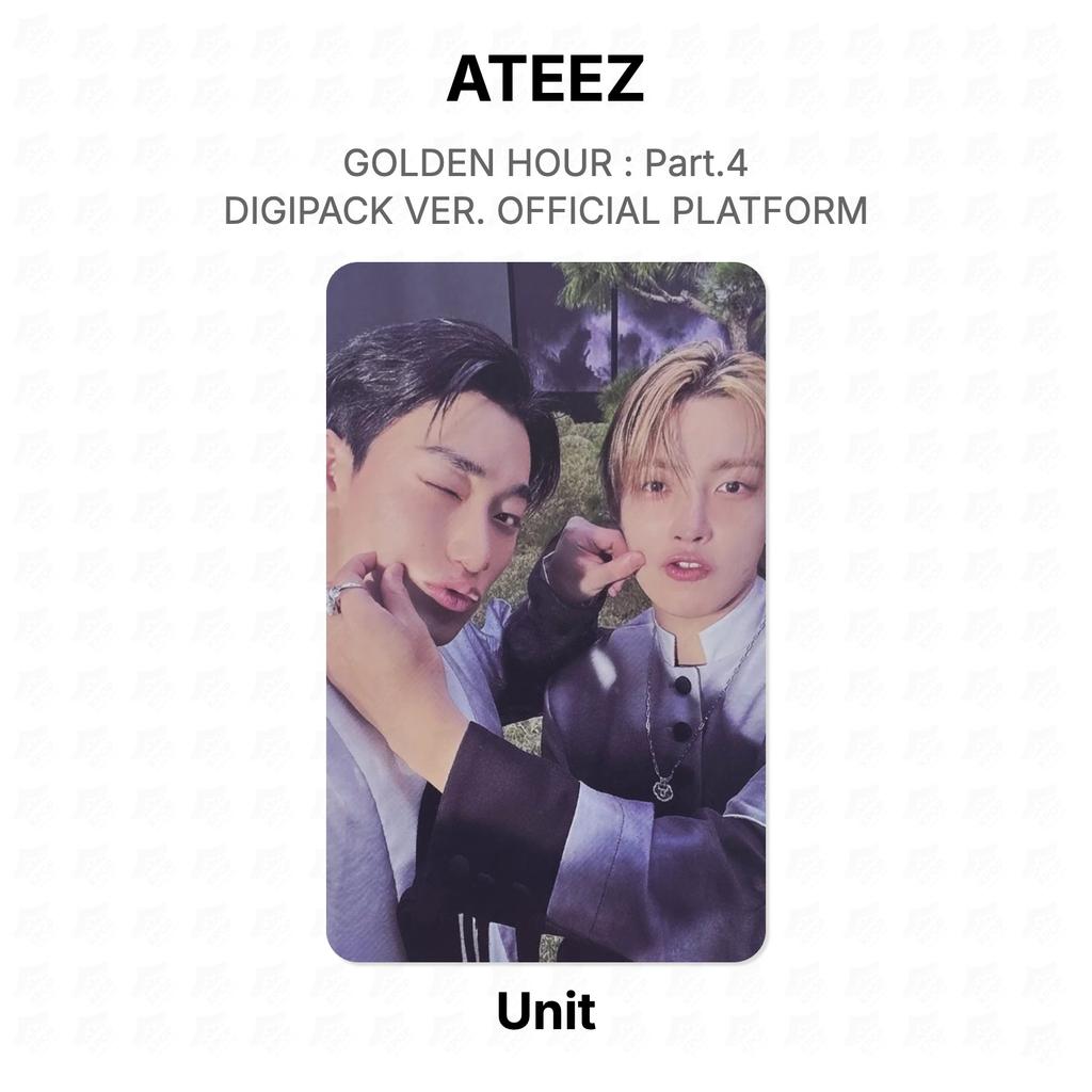 ATEEZ GOLDENE STUNDE : Teil 4 DIGIPACK VERSION. OFFIZIELLE PLATTFORM Offizielle Fotokarte