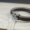 Mix and Match Leather Rope Men's Leather Bracelet Stainless Steel Twist Wrap Charm Fashion Classic Bracelet Men's Jewelry Gift