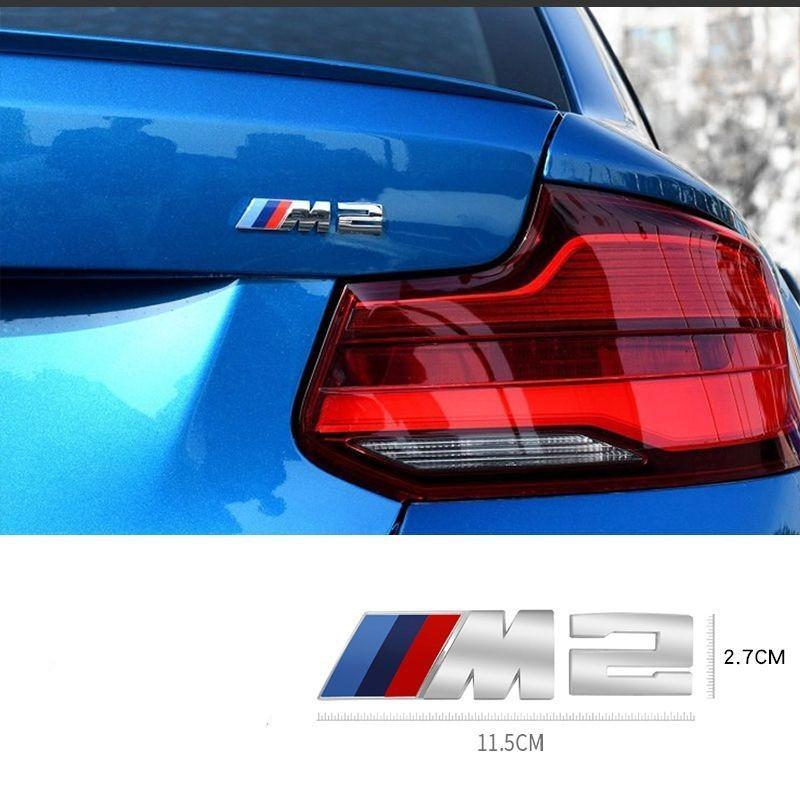 BBKI7 3D Emblem Car Fender Side Rear Trunk Badge M Logo Sticker Number Decal For BMW M1 M2 M3 M4 M5 M6 M7 Performance Auto Accessories