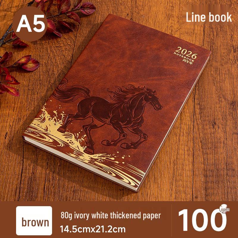 Custom Logo A5/B5 Leather Notebook Gift Set for Office Meetings