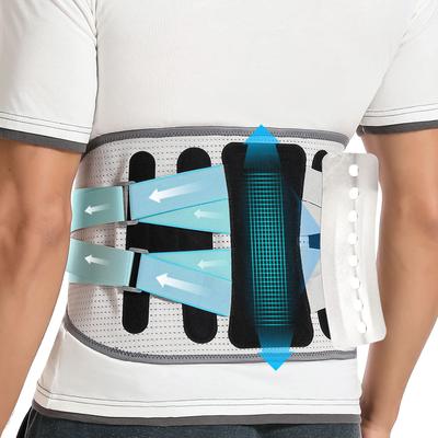 Waist Supporter Waist Belt Support Belt Strong Fixed Support Waist Corset Mesh Ventilation Double Pressure Type Unisex (XXL Size 100-115CM)