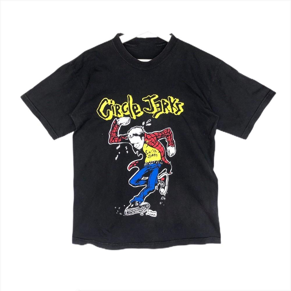 

New Vintage CIRCLE JERKS Hardcore Christmas Gift Unisex All Size T-Shirt AL116 Unisex T-Shirt XXL