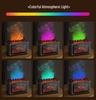 Colorful Flame Aroma Diffuser & Humidifier with Night Light - Perfect for Home, Office, or Bedroom