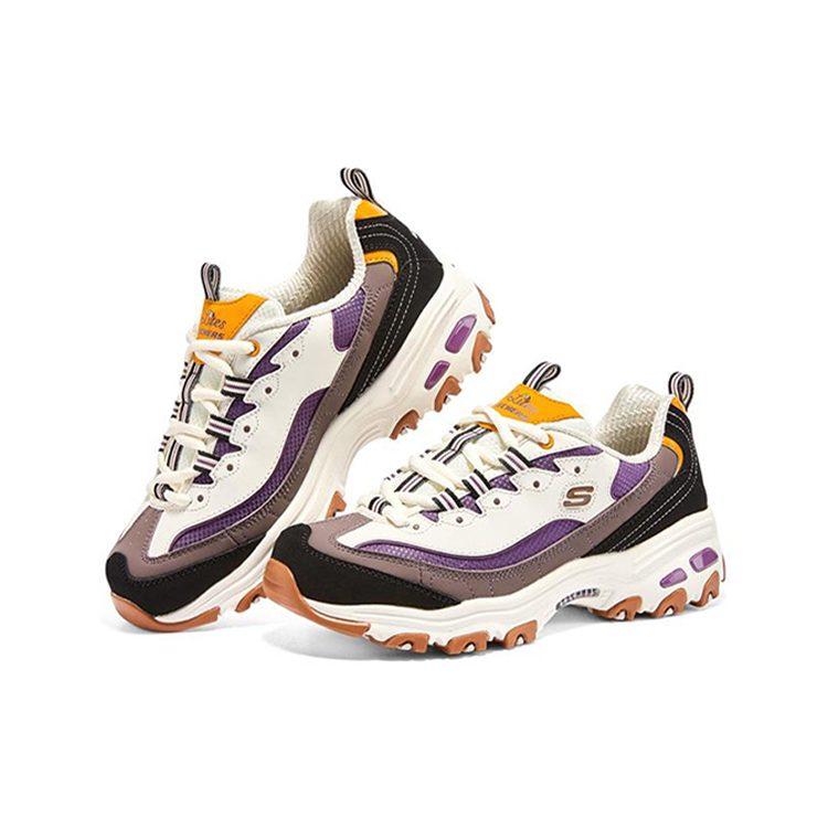 Skechers D'Lites 1.0 Cushioning Abrasion Resistant Cushioning, Wear Resistant Low Top Casual Shoes Women's 66666179-NTMT
