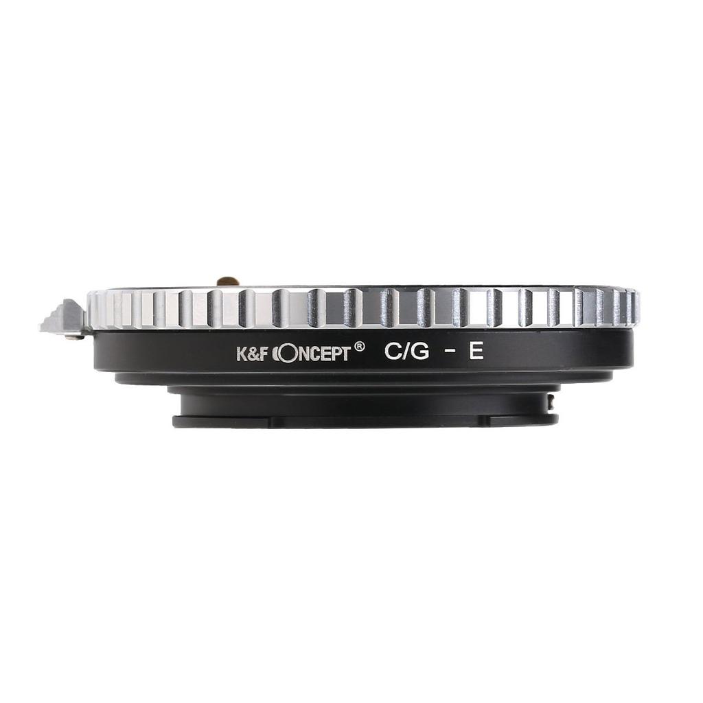 Concept Lens Mount Adapter G-Mount-Objektiv auf Sony E-Mount mit Fokusring K&F KF-CGE (Contax-Konvertierung)
